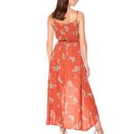 Somedays Lovin rust burnt orange true wrap dress size large Photo 1