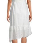 Parker  Eyelet Asymmetrical Cotton Dress Size 6 Photo 9