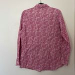 Wrangler  Shirt Women’s Size Large Pink Breast Cancer Logo Pearl Snap Western Photo 3