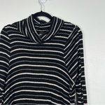 We The Free Stripes Drippy Thermal Knit Cowl Neck Sweater S Photo 4