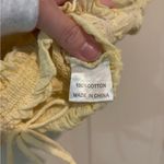 Princess Polly  cropped Elmera top yellow embroidery size 4 Photo 3