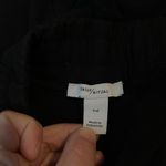 Daily Ritual Women’s Wide Leg Cropped Terry Cloth Pants in Black Size XXL Photo 5