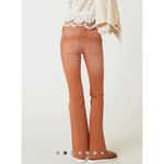 Anthropologie Pilcro The Low Rise Icon Flare Jeans Bronze Flared 26 x 30 Brown Photo 1