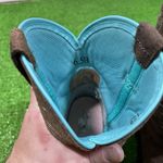 Ariat Fat Baby Leather Suede Boots SZ 6.5B Heritage Mazy EUC COWGIRL RODEO Boot Photo 4