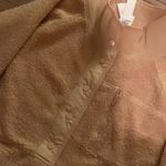 PINK - Victoria's Secret Pink vs fleece Sherpa tan jacket winter Holiday casual cozy fleece Photo 3