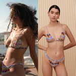 Fella Swim NEW Julian Top Small Beach Pool Summer Miami Cancun Bali Orange Photo 1