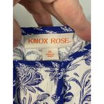 Knox Rose Women's Floral Print Cami top Size Medium Blue White Photo 4