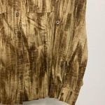 Michael Kors Women Long Sleeve Button Down Shirt 100% cotton Size Large Abstract Photo 6