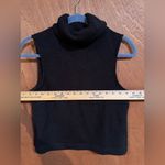VERO MODA NWT‎  Black sleeveless Turtleneck Sweater Size XS Photo 5