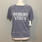 Grayson Threads NWT Desert Vibes Bleach Paint Splatter Top Tee New Photo 1