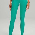 Lululemon NEW Align HR Pant 25” Pockets Nulu Size 10 Maldives Green Authentic Photo 0