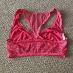 Victoria's Secret Victoria’s Secret Hot Pink Bralette Racerback Light Support Long Line S Like New Photo 3