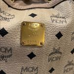 MCM Beige and Black Logo Shoulder Bag with COA Photo 11