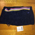 Silence + Noise Terry cloth bandeau with rainbow strap in back Photo 3