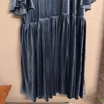 JESSAKAE‎ Velvet Bow Party Dress Blue Size 5X Photo 3
