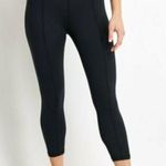 Free People Movement Leggings Size XS Black Crisscross Waist Hang Ten Cropped Photo 0