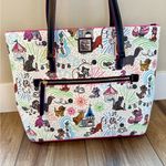 Dooney & Bourke Disney Cats Large Tote | NWOT | Hot Pink Lining | Zip Pockets Photo 3