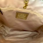 Coach  AUDREY LARGE LIMITED EDITION SUN/STARFISH CANVAS/LEATHER TOTE & WRISTLET Photo 9
