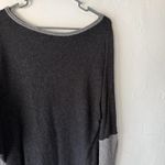 Love Stitch Sweater Womens Large Angora Wool Blend Asymmetrical Pullover Photo 1