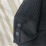 Zac Posen Black Cardigan with Mesh Sleeves Size XS Photo 9