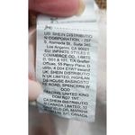 SheIn  Floral‎ Flutter Sleeve Babydoll Crop Top Ruffle Summer Blouse Size S/4 Photo 5