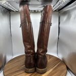 Frye  Melissa D Ring Tall Knee High Riding Boots Brown Leather Western Women's 6B Photo 1