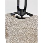 It’s Our Time Women’s Scoop Neck Tunic Sweater Oatmeal And Cream Size Large NWT Photo 4