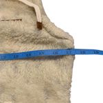 Billabong ​ Sherpa Fleece Hooded Vest Cozy Boho Gorpcore Cream Chevron Photo 5