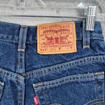 Levi's Vintage  517 Slim Boot Cut Jeans 5 JR M Dark Wash Denim Retro Y2K Vibe Photo 5