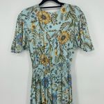 Abel the label  Anthropologie Osaka Floral High Low Midi Dress size M Cottagecore Photo 9