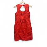 Loft Ann Taylor  Orange Linen Mini Dress Sz 4 Photo 1