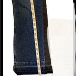 French Connection NWT FCUK Bootleg Dark Wash Jeans Black Stripe Sz 2 13” Waist Photo 9