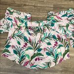 Terra & Sky  Leafy Off-Shoulder Blouse Photo 3