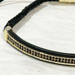 Giles and Brothers G&B Railroad Crown Spike Cuff Unisex Bracelet Adjustable Black Photo 1