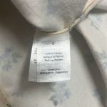 We Wore What Revolve  Ivory Blue Floral Cut Out Belted Mini Denim Skirt Large NWT Photo 10