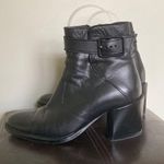Helmut Lang  Black Leather Ankle Boots Photo 4
