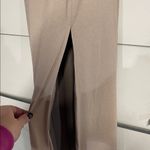 Birdy Grey  ALEX TAUPE MAXI BRIDESMAIDS DRESS GOWN BEIGE NEW SMALL Photo 3