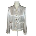 J.Crew Lady shirt-jacket in luster crepe M Photo 1