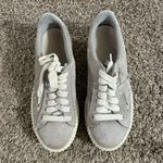 The Shoe Box Platform Tennis Shoes Size 6 Gray Photo 3
