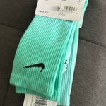 Nike  2 Pairs "JUST DO IT" Men's/Women's COTTON CREW SOCKS green women’s 6-10 Photo 2
