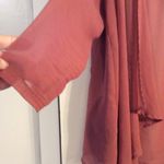 Forever 21 Dark Pink shrug cardigan 3/4 sleeve Small S flowy sheer womens Photo 1