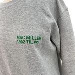 Mac Miller Graphic Crewneck Sweatshirt 1992 Til Infinity Gray Green Unisex Small Photo 3
