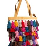 Noonday Collection Tote La Gloria Tassel Leather Handbag Purse Bohemian NWOT Photo 15