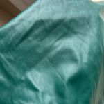 Tahari  Sport Women's Active Faux Leather Racerback Cropped Tank green 1X Photo 5