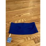 Free People New Intimately  Nina Bandeau Bralette Lingerie Bra Blue Flame Large Photo 1