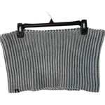 The North Face  Knit Cowl Neck Warmer Gray Infinity‎ Striped Soft Winter Scarf Photo 0
