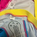 NWT Neon color block, high waisted 2 pc swim suit, small Pink Photo 3