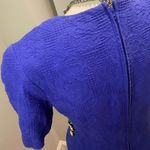 Julian Taylor  New York Vintage Blue Dress Skirt Set Size 10 Photo 10