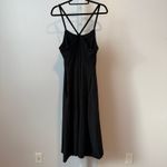 Pact Organic Cotton Midi Dress Black Sleeveless Strappy XL Photo 5