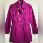 EXPRESS Women's Purple Double-Breasted Coat size S Photo 1